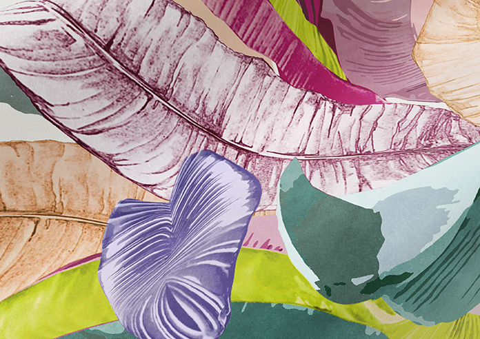 Palm Springs, Peach Stripe - Made To Measure Curtains - Image 4